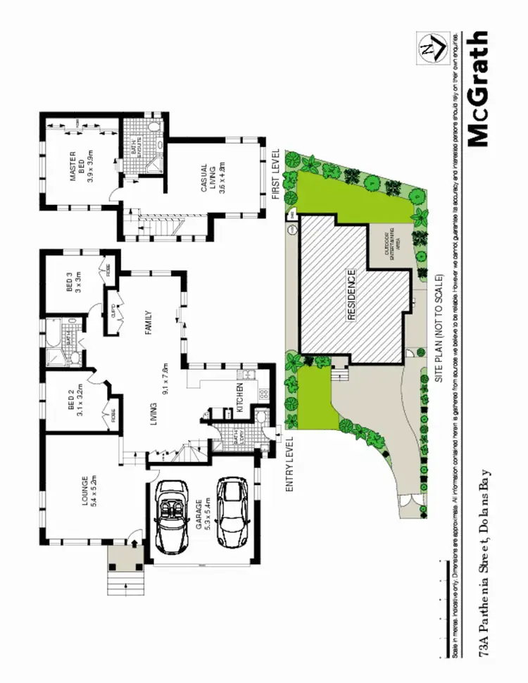 Floorplan of Homely house listing, 73A Parthenia Street, Dolans Bay NSW 2229