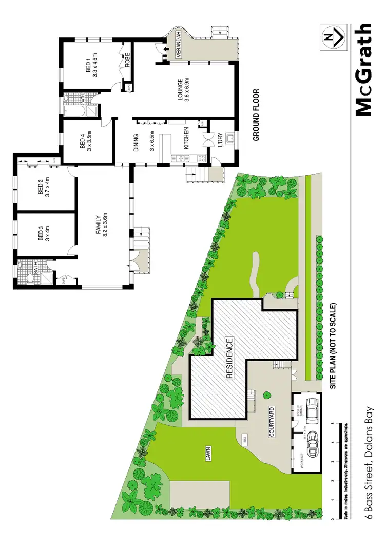 Floorplan of Homely house listing, 6 Bass Street, Dolans Bay NSW 2229