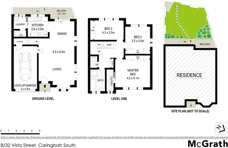 Floorplan of Homely townhouse listing, 8/32 Vista Street, Caringbah South NSW 2229