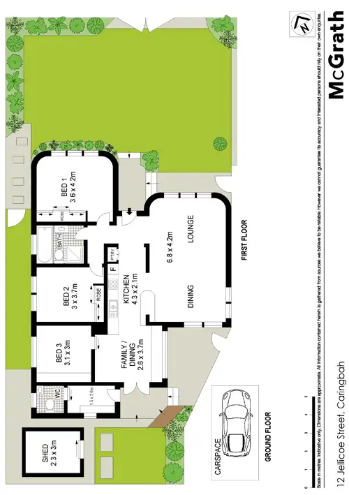 Floorplan of Homely house listing, 12 Jellicoe Street, Caringbah NSW 2229