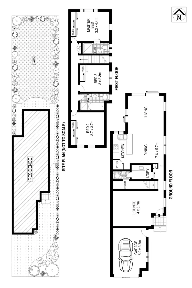 Floorplan of Homely house listing, 11A Castelnau Street, Caringbah NSW 2229