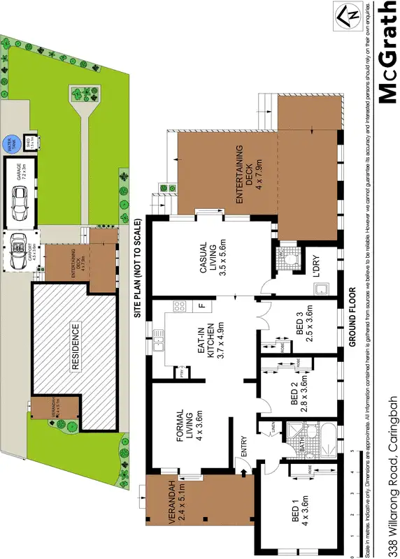 Floorplan of Homely house listing, 338 Willarong Road South, Caringbah South NSW 2229