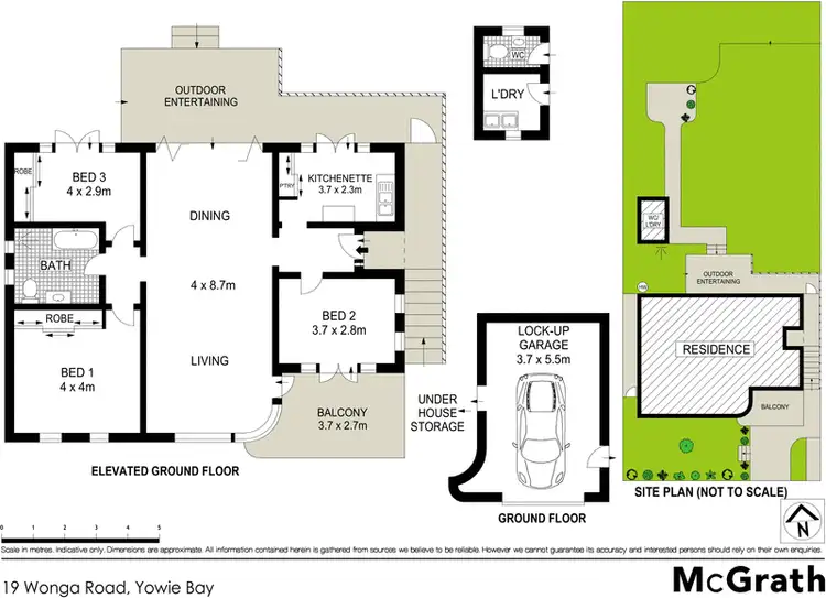 Floorplan of Homely house listing, 19 Wonga Road, Yowie Bay NSW 2228