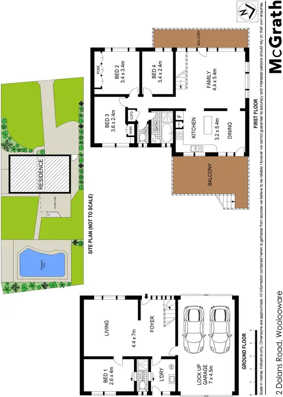 Floorplan of Homely house listing, 2 Dolans Road, Woolooware NSW 2230