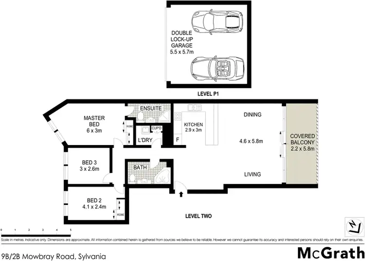 Floorplan of Homely apartment listing, 9B/2B Mowbray Road, Sylvania NSW 2224