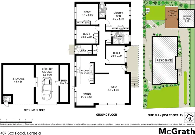 Floorplan of Homely house listing, 407 Box Road, Kareela NSW 2232