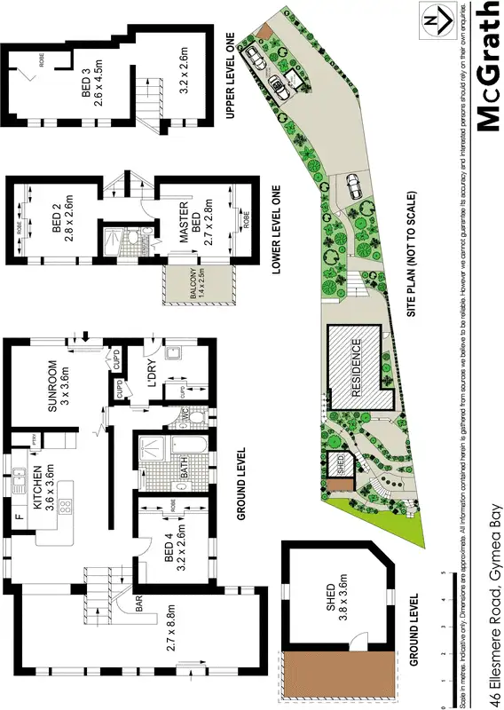 Floorplan of Homely house listing, 46 Ellesmere Road, Gymea Bay NSW 2227