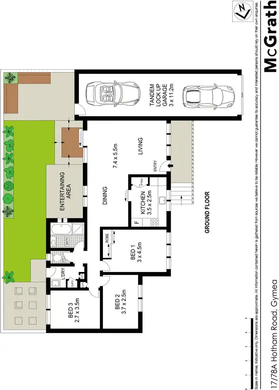 Floorplan of Homely villa listing, 17/78A Hotham Road, Gymea NSW 2227