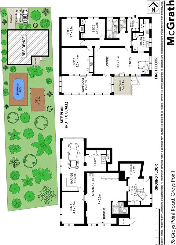 Floorplan of Homely house listing, 98 Grays Point Road, Grays Point NSW 2232
