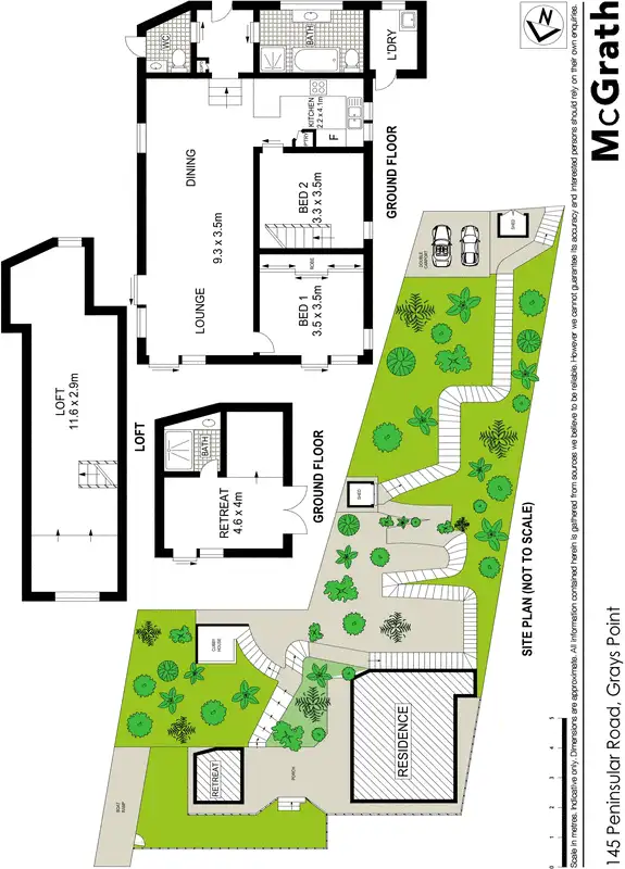 Floorplan of Homely house listing, 145 Peninsular Road, Grays Point NSW 2232