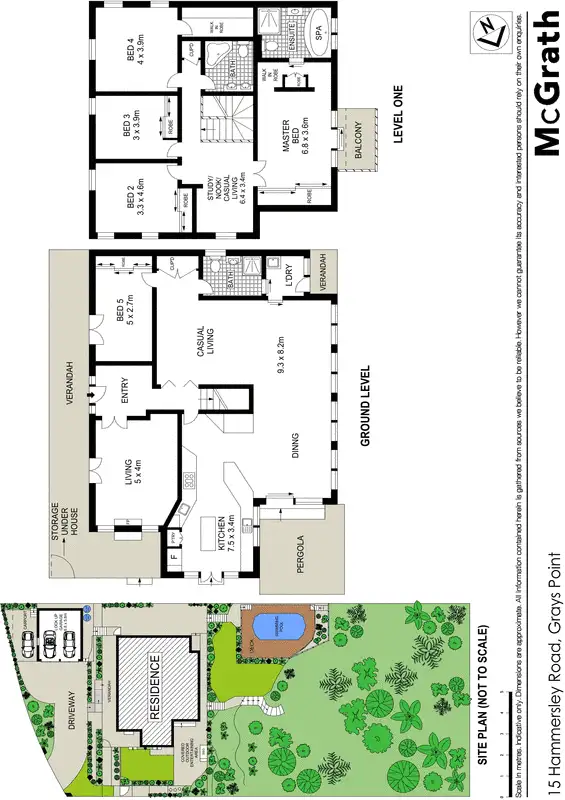 Floorplan of Homely house listing, 15 Hammersley Road, Grays Point NSW 2232