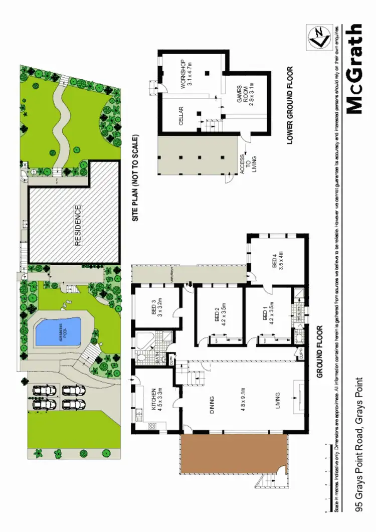 Floorplan of Homely house listing, 95 Grays Point Road, Grays Point NSW 2232