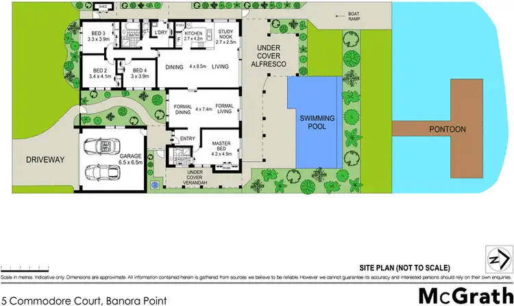 Floorplan of Homely house listing, 5 Commodore Court, Banora Point NSW 2486