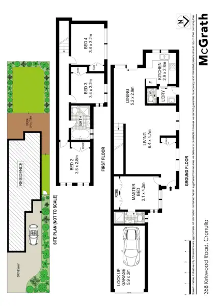 Floorplan of Homely townhouse listing, 1/35 Kirkwood Road, Cronulla NSW 2230