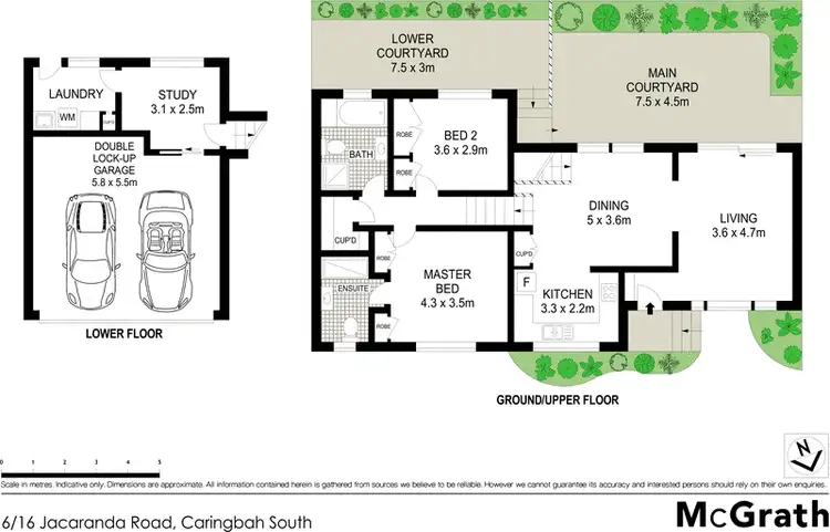 Floorplan of Homely villa listing, 6/16 Jacaranda Road, Caringbah South NSW 2229