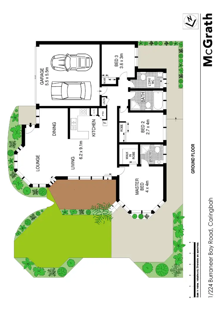 Floorplan of Homely townhouse listing, 1/224 Burraneer Bay Road, Caringbah NSW 2229