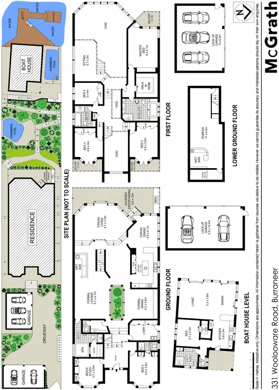 Floorplan of Homely house listing, 329 Woolooware Road, Burraneer NSW 2230