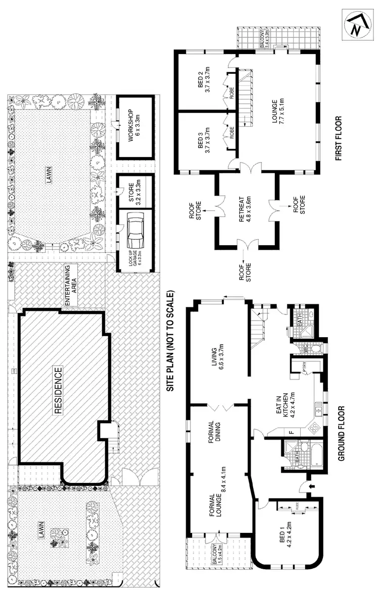 Floorplan of Homely house listing, 1A Hyndman Parade, Woolooware NSW 2230