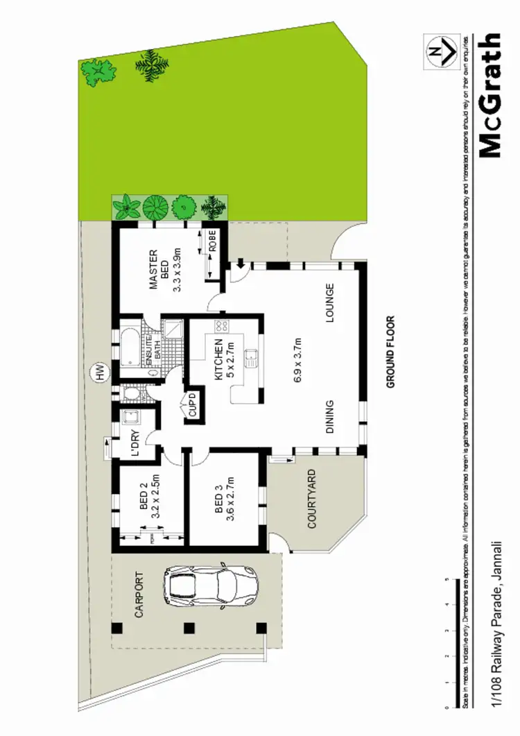 Floorplan of Homely townhouse listing, 1/108 Railway Parade, Jannali NSW 2226