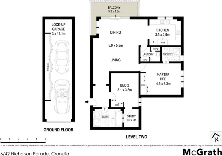 Floorplan of Homely apartment listing, 6/42 Nicholson Parade, Cronulla NSW 2230