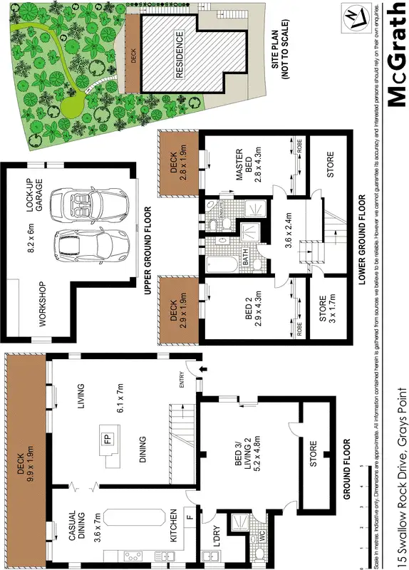 Floorplan of Homely house listing, 15 Swallow Rock Drive, Grays Point NSW 2232