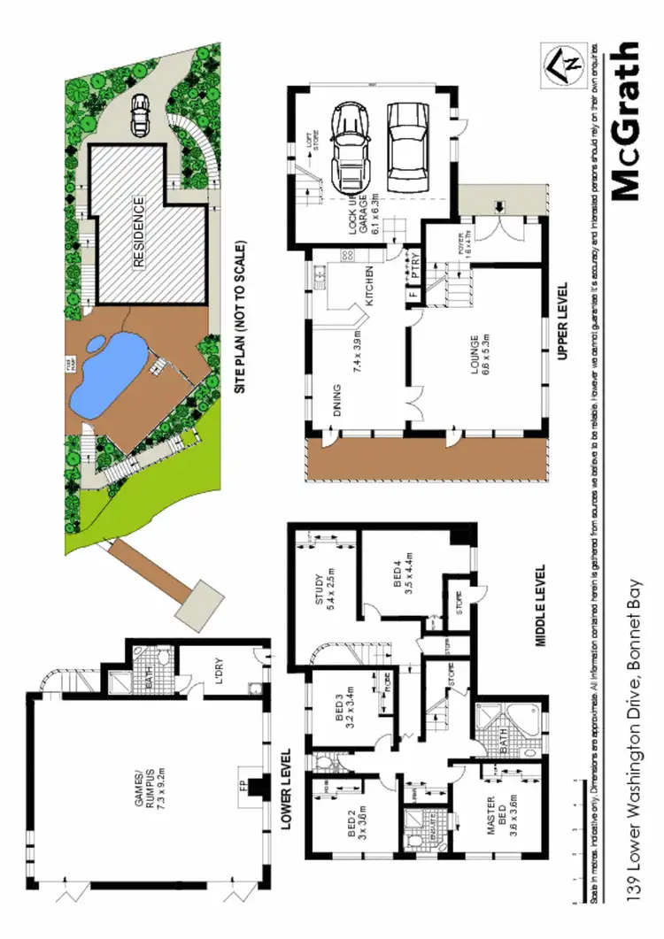 Floorplan of Homely house listing, 139 Lower Washington Drive, Bonnet Bay NSW 2226