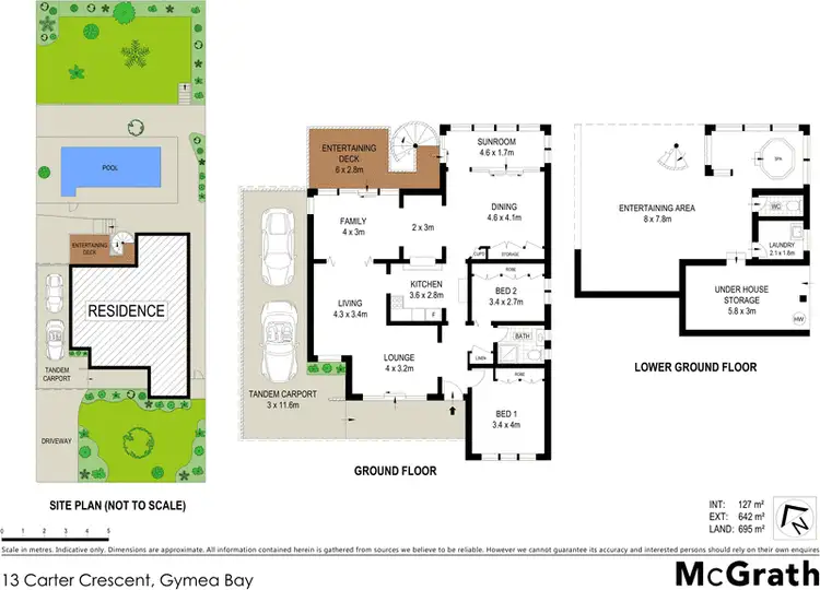 Floorplan of Homely house listing, 13 Carter Crescent, Gymea Bay NSW 2227