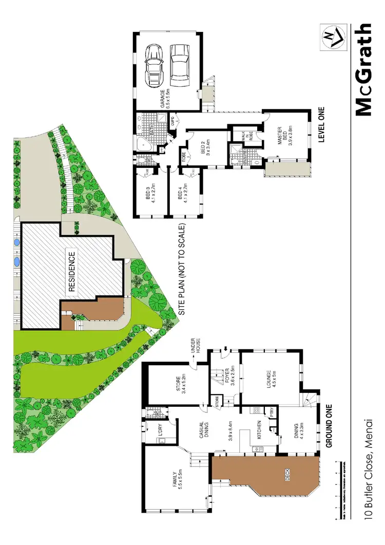 Floorplan of Homely house listing, 10 Butler Close, Menai NSW 2234