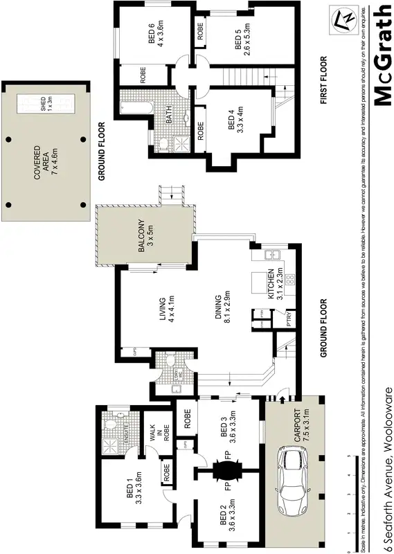 Floorplan of Homely house listing, 6 Seaforth Avenue, Woolooware NSW 2230