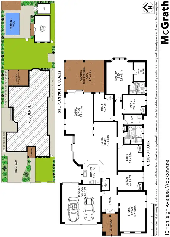 Floorplan of Homely house listing, 10 Harnleigh Avenue, Woolooware NSW 2230