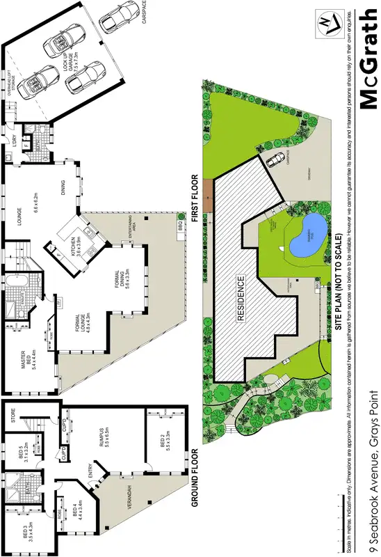 Floorplan of Homely house listing, 9 Seabrook Avenue, Grays Point NSW 2232