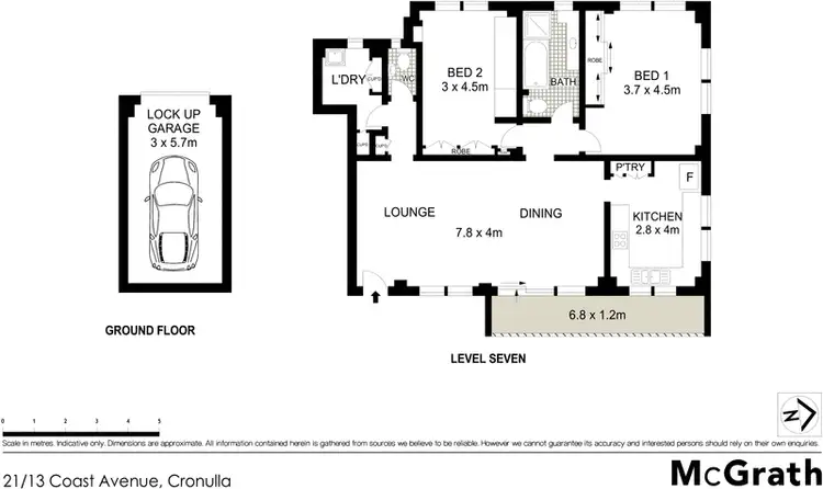 Floorplan of Homely apartment listing, 21/13 Coast Avenue, Cronulla NSW 2230