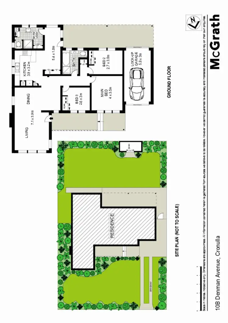 Floorplan of Homely house listing, 10B Denman Avenue, Cronulla NSW 2230