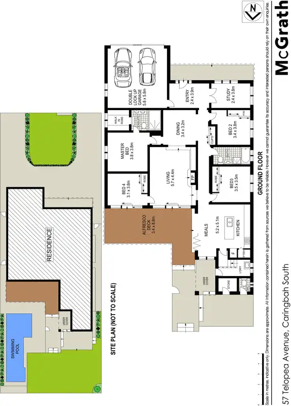 Floorplan of Homely house listing, 57 Telopea Avenue, Caringbah South NSW 2229