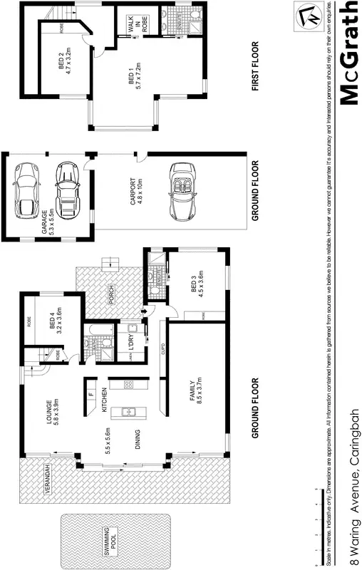 Floorplan of Homely house listing, 8 Waring Avenue, Caringbah South NSW 2229