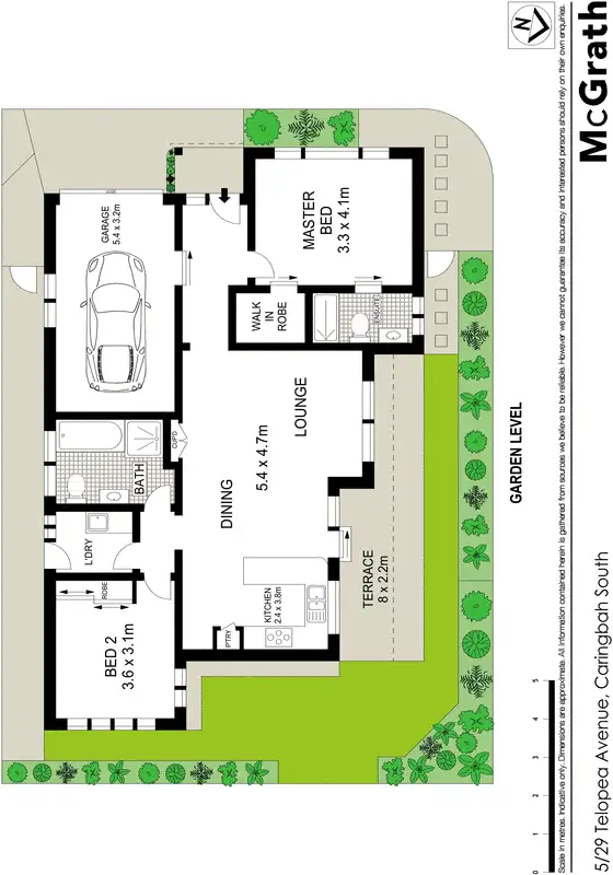 Floorplan of Homely villa listing, 5/29 Telopea Avenue, Caringbah South NSW 2229