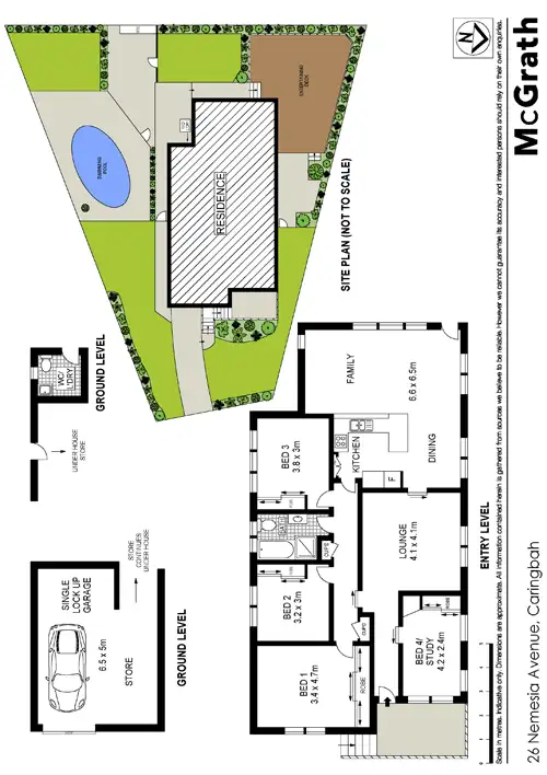 Floorplan of Homely house listing, 26 Nemesia Avenue, Caringbah South NSW 2229