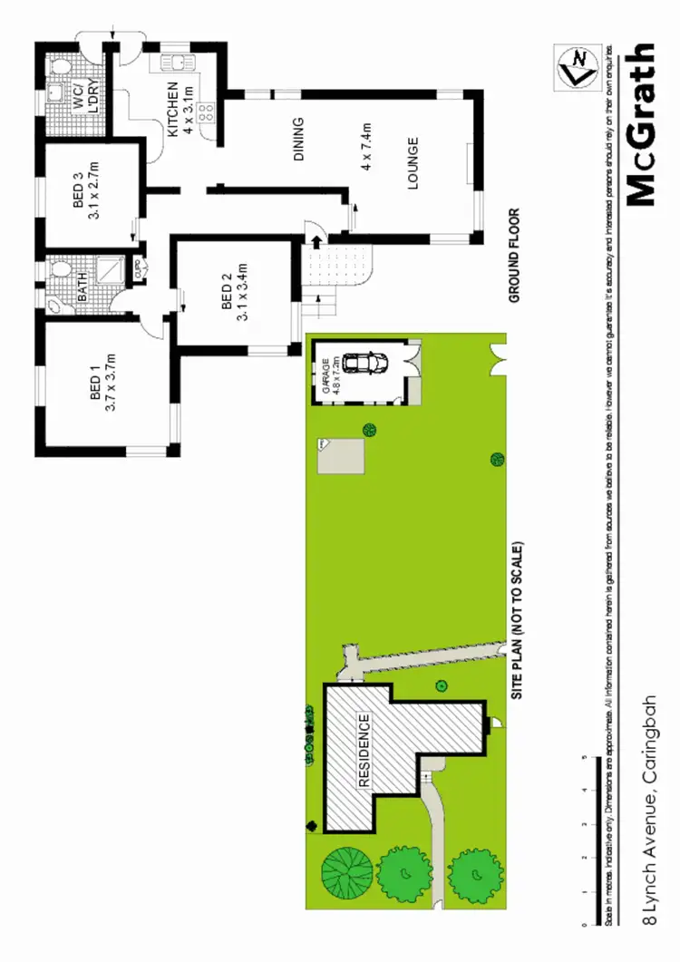 Floorplan of Homely house listing, 8 Lynch Avenue, Caringbah NSW 2229