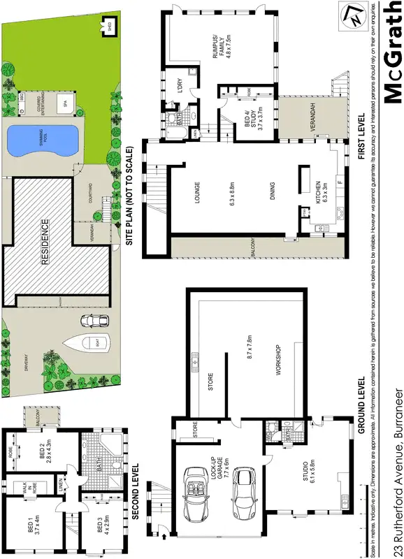 Floorplan of Homely house listing, 23 Rutherford Avenue, Burraneer NSW 2230