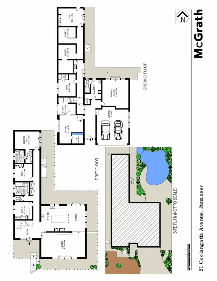 Floorplan of Homely house listing, 21 Coolangatta Avenue, Burraneer NSW 2230