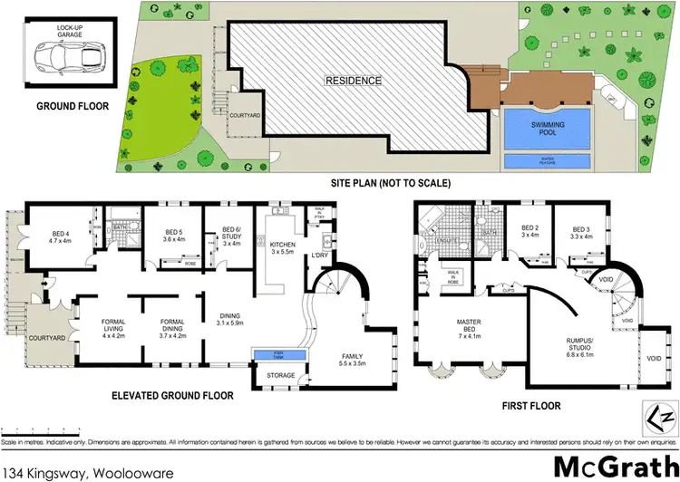 Floorplan of Homely house listing, 134 Kingsway, Woolooware NSW 2230