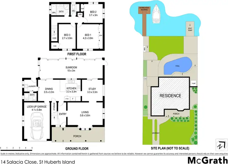 Floorplan of Homely house listing, 14 Salacia Close, St Huberts Island NSW 2257
