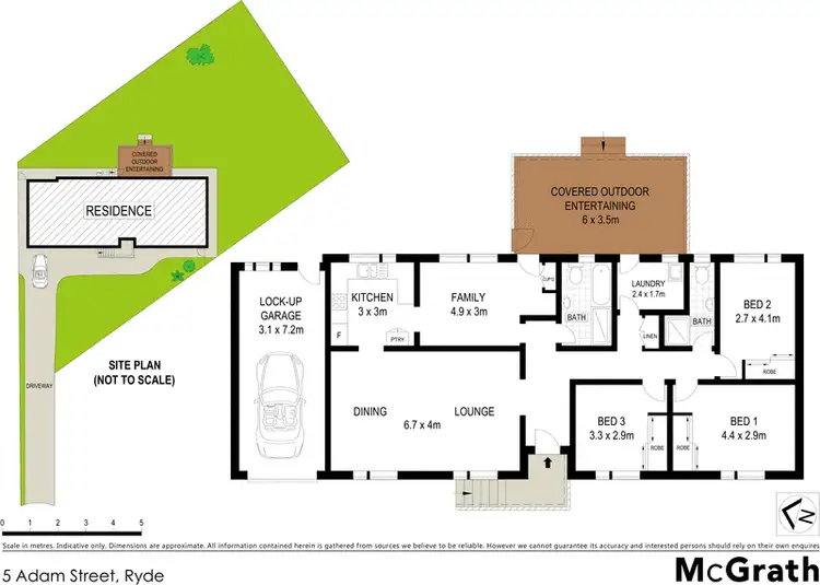 Floorplan of Homely house listing, 5 Adam Street, Ryde NSW 2112