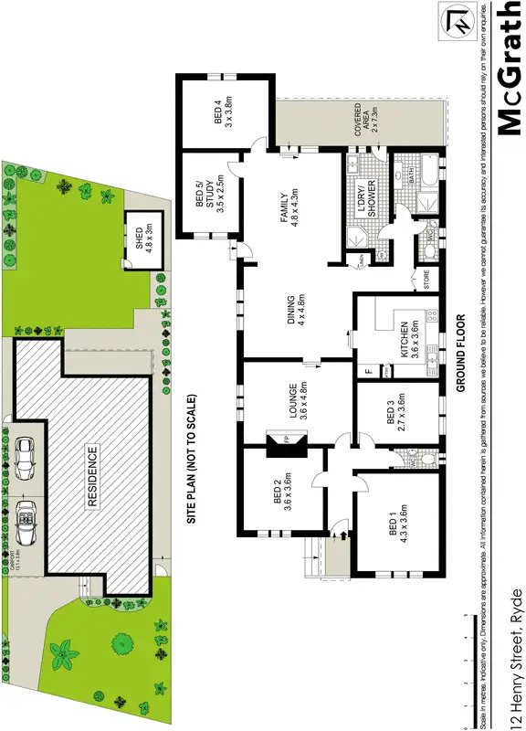 Floorplan of Homely house listing, 12 Henry Street, Ryde NSW 2112