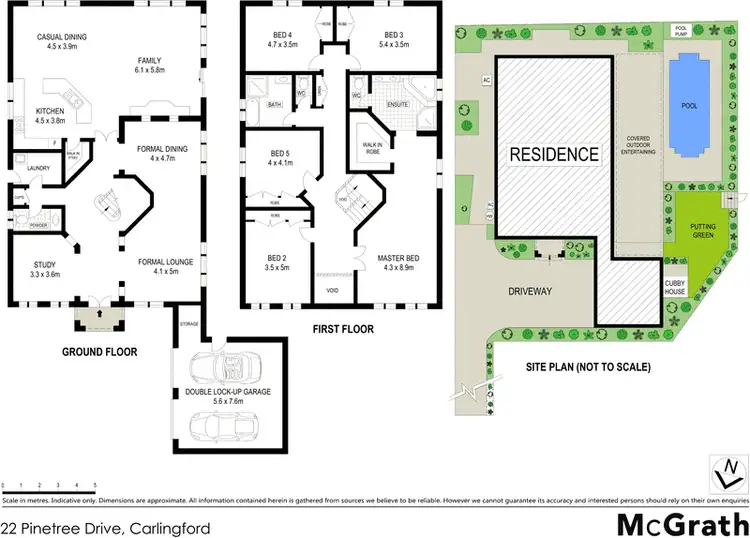 Floorplan of Homely house listing, 22 Pinetree Drive, Carlingford NSW 2118