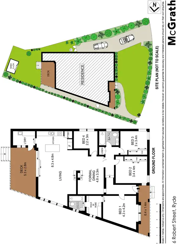 Floorplan of Homely house listing, 6 Robert Street, Ryde NSW 2112