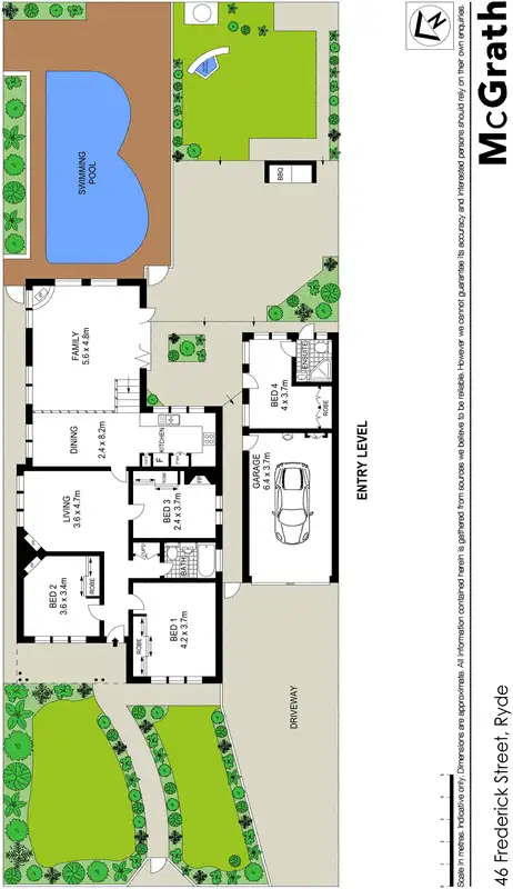 Floorplan of Homely house listing, 46 Frederick Street, Ryde NSW 2112