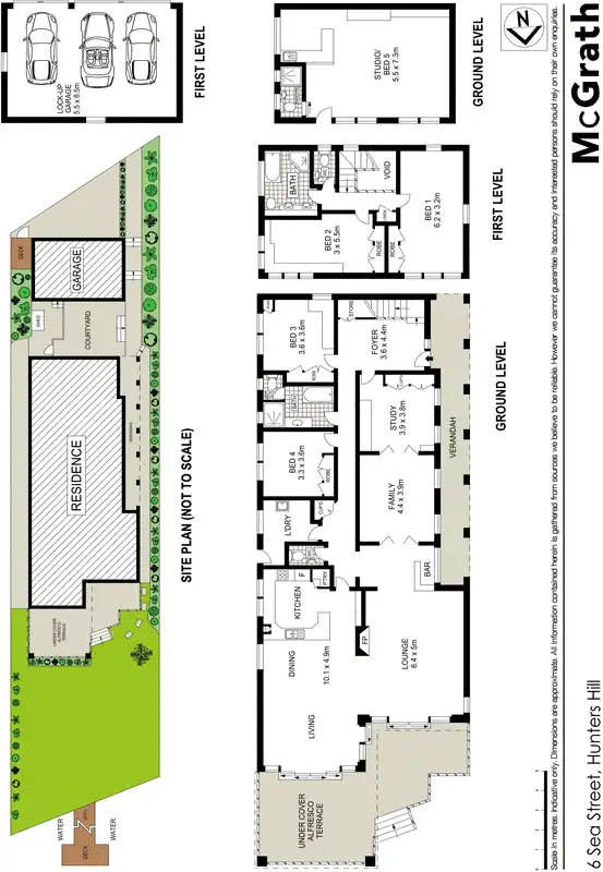 Floorplan of Homely house listing, 6 Sea Street, Hunters Hill NSW 2110