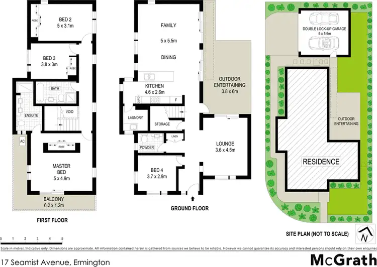 Floorplan of Homely house listing, 17 Seamist Avenue, Ermington NSW 2115
