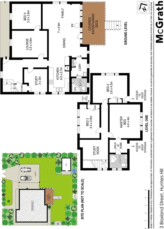 Floorplan of Homely house listing, 3 Blaxland Street, Hunters Hill NSW 2110